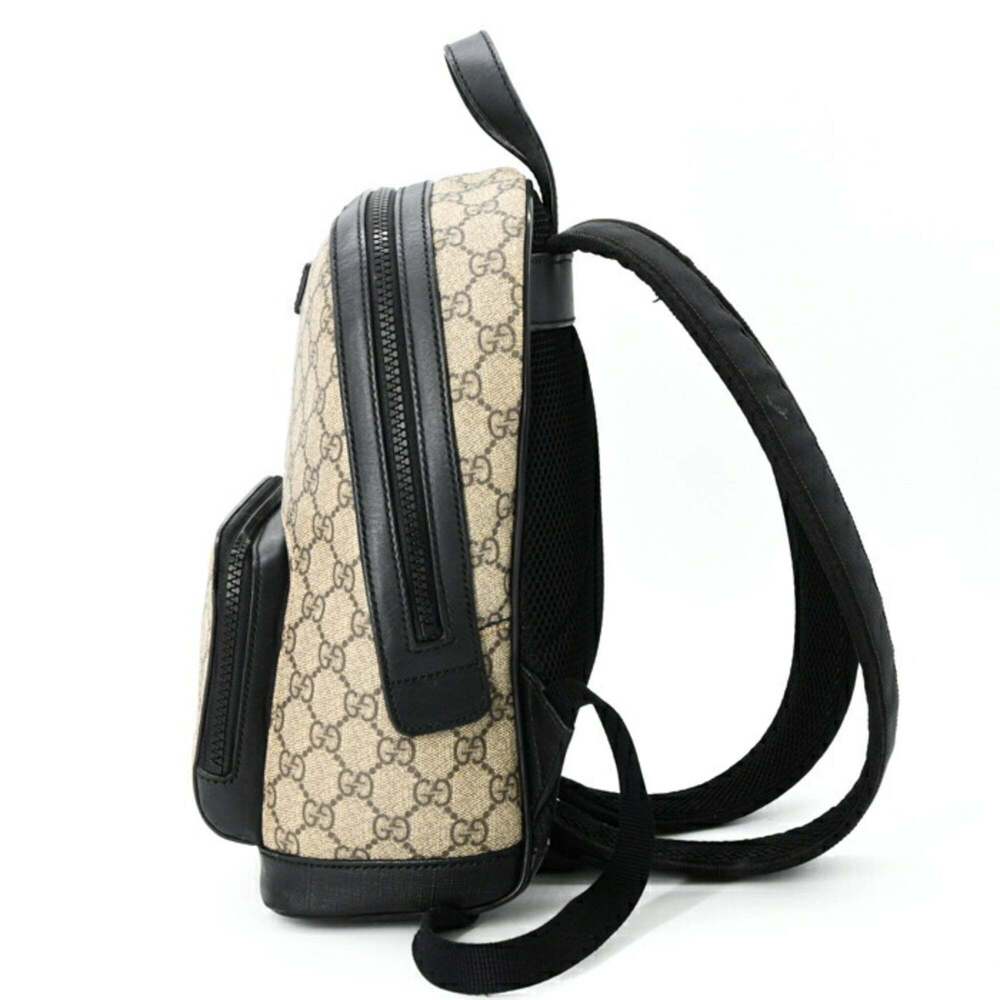 GUCCI Black Leather Backpack - Picture 5 of 16